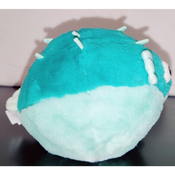 Squishable Blue Puffer Fish Plush Stuffed Animal Soft Snugglemi Snackers 7" - Picture 8 of 10